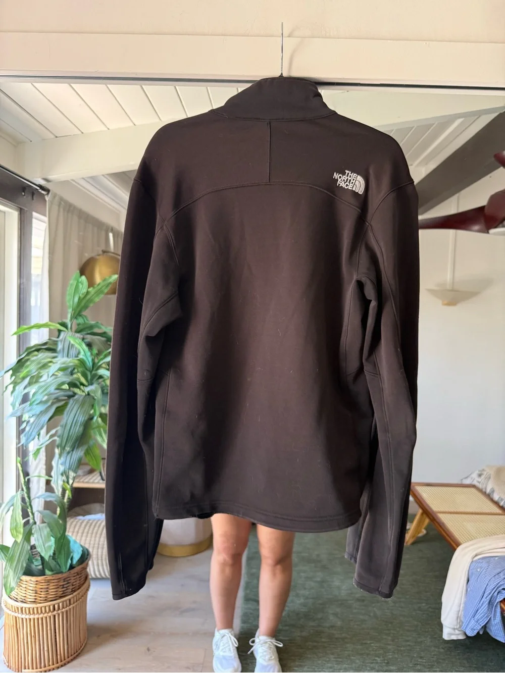 The North Face Men's Black Zip-Up Performance Jacket